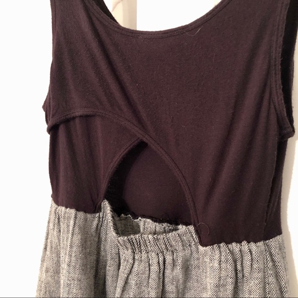 Black and Tweed Mini Dress - Picture 3 of 5